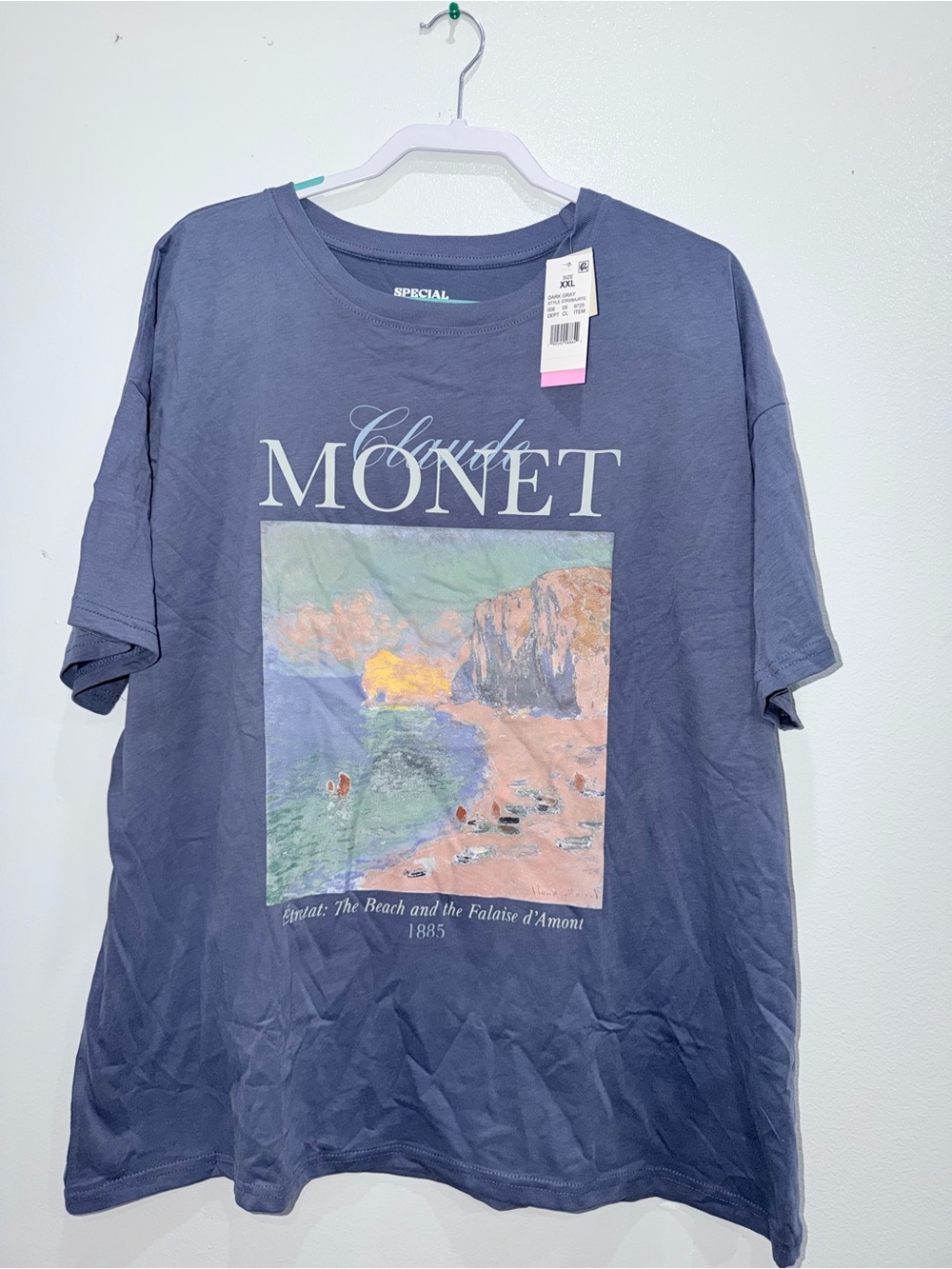 Monet Graphic Short Sleeve Tee — Slate Blue